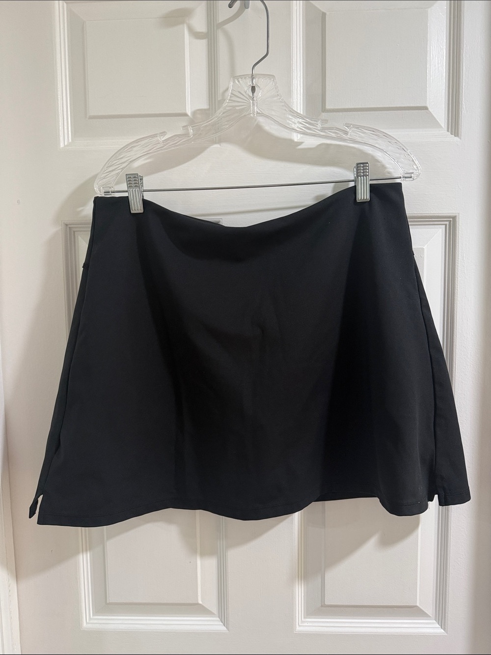 Women's Black Circle Skort- Classic Athletic Style